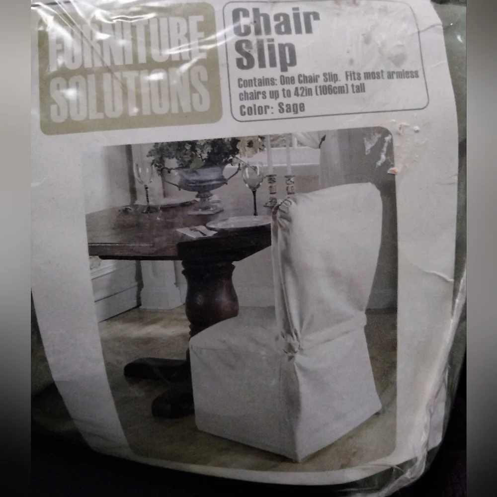 💛Sage chair slip